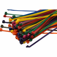 RAPTOR Mixed 300mm x 4.8mm Medium Duty Cable Ties, 80 Pack - Twin Eagle Imports