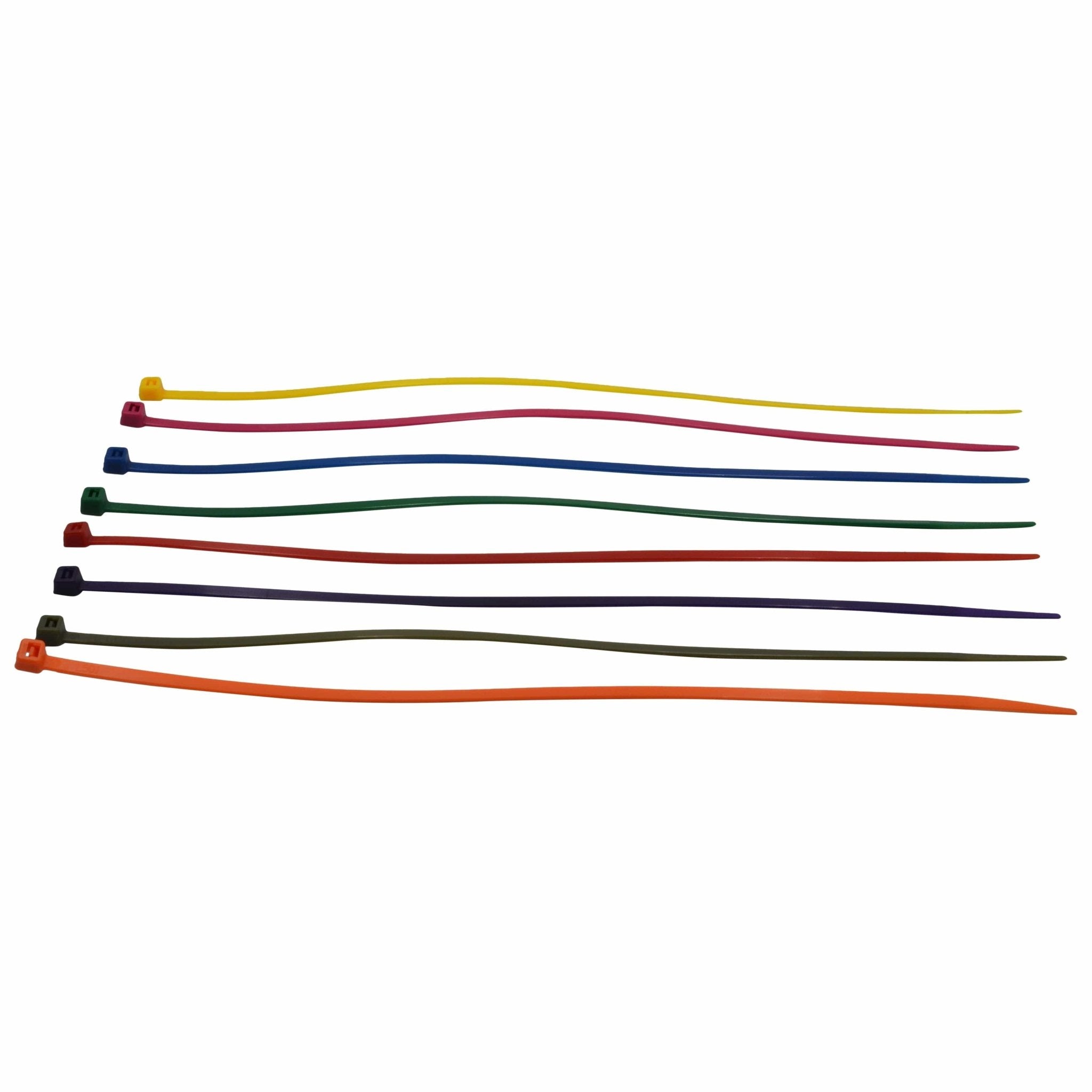 RAPTOR Mixed 300mm x 4.8mm Medium Duty Cable Ties, 80 Pack - Twin Eagle Imports