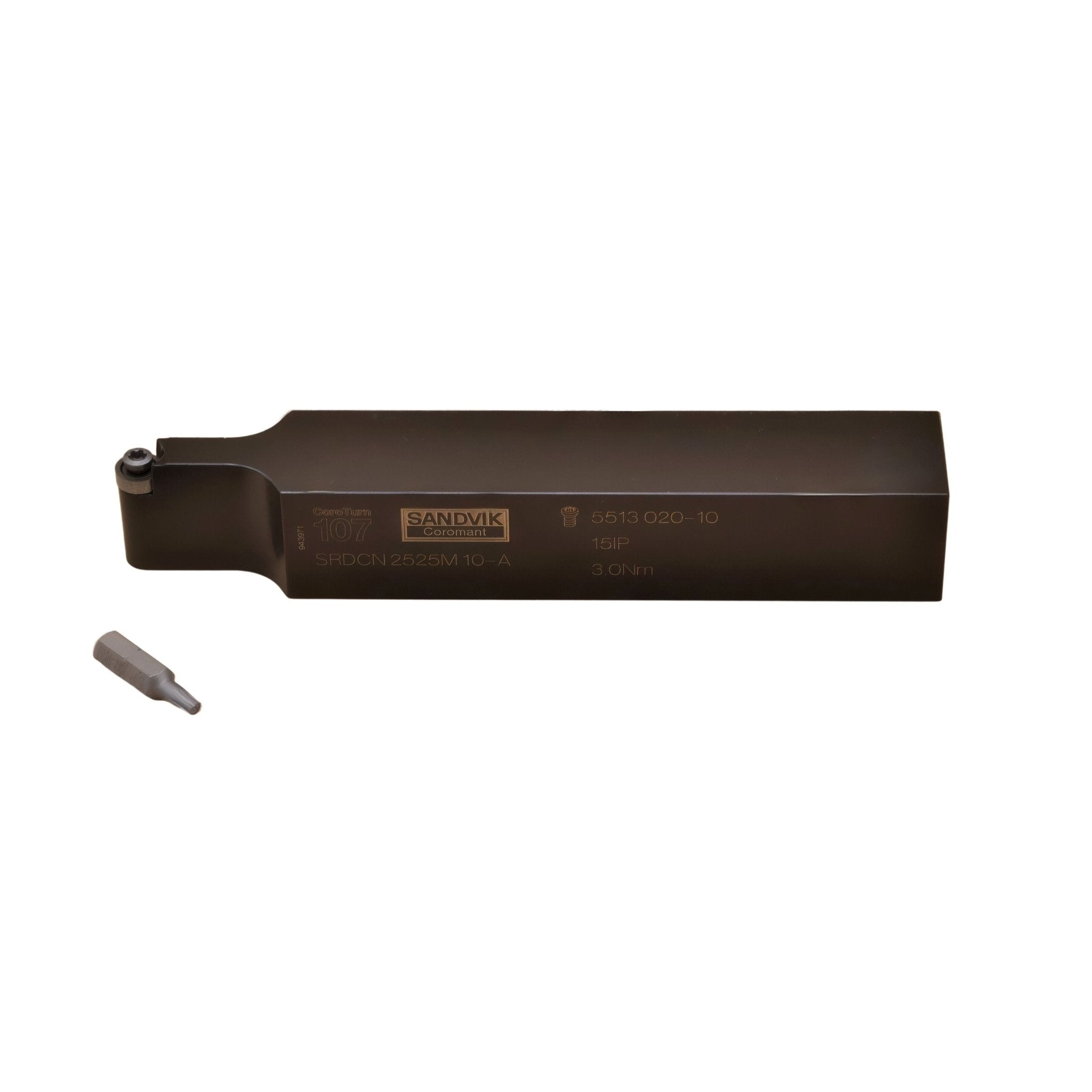 Sandvik Coromant SRDCN 2525M 10-A External Turning Toolholder – 25×25mm Shank for RCMT 10 Inserts - Twin Eagle Imports