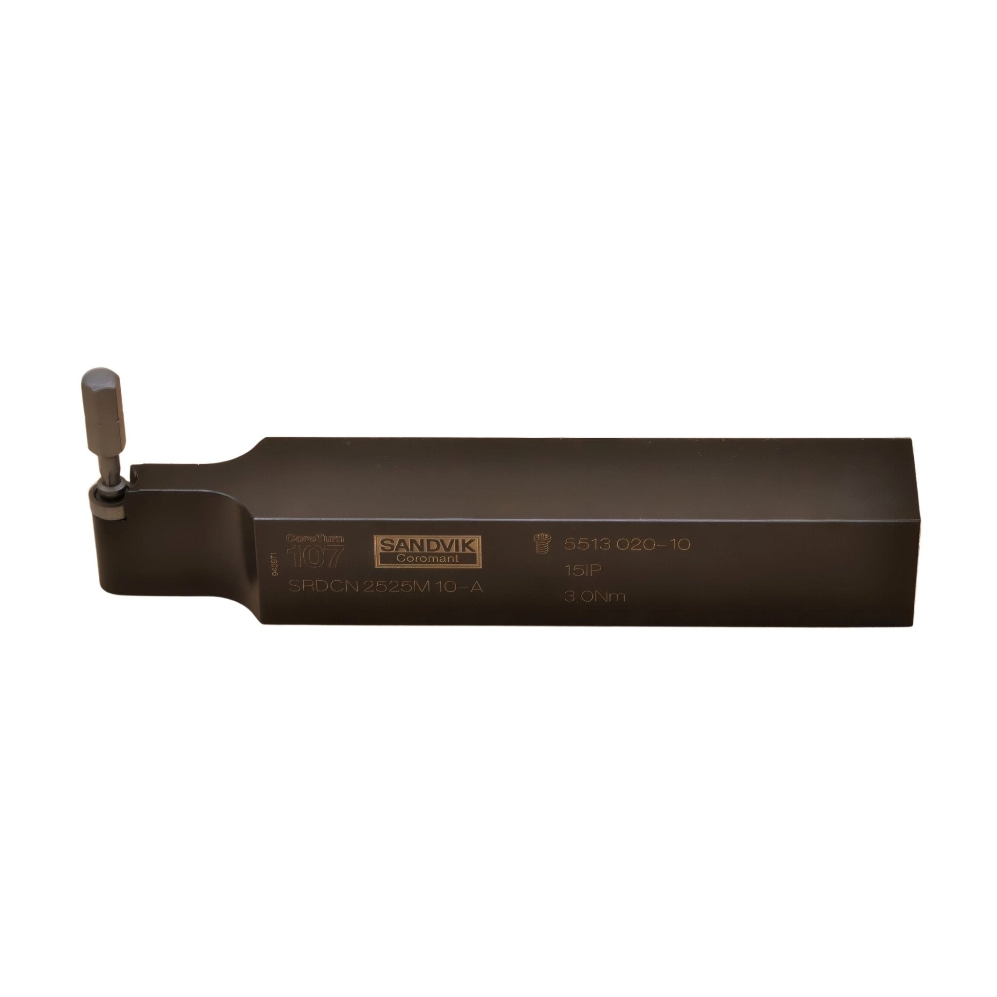 Sandvik Coromant SRDCN 2525M 10-A External Turning Toolholder – 25×25mm Shank for RCMT 10 Inserts - Twin Eagle Imports