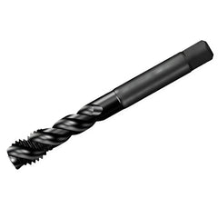 Sandvik HSS-PM Blue Spiral Flute PVD FeN coated Tap 1/2" UNC, DIN 2184-1 Long Body - Twin Eagle Imports
