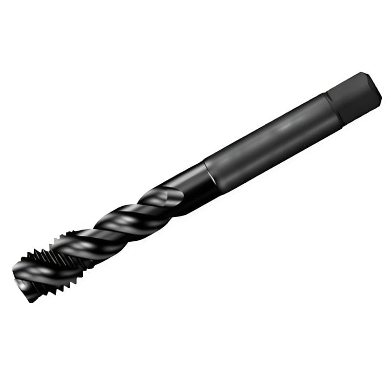 Sandvik HSS-PM Blue Spiral Flute PVD FeN coated Tap 3/4" UNC, DIN 2184-1 Long Body - Twin Eagle Imports