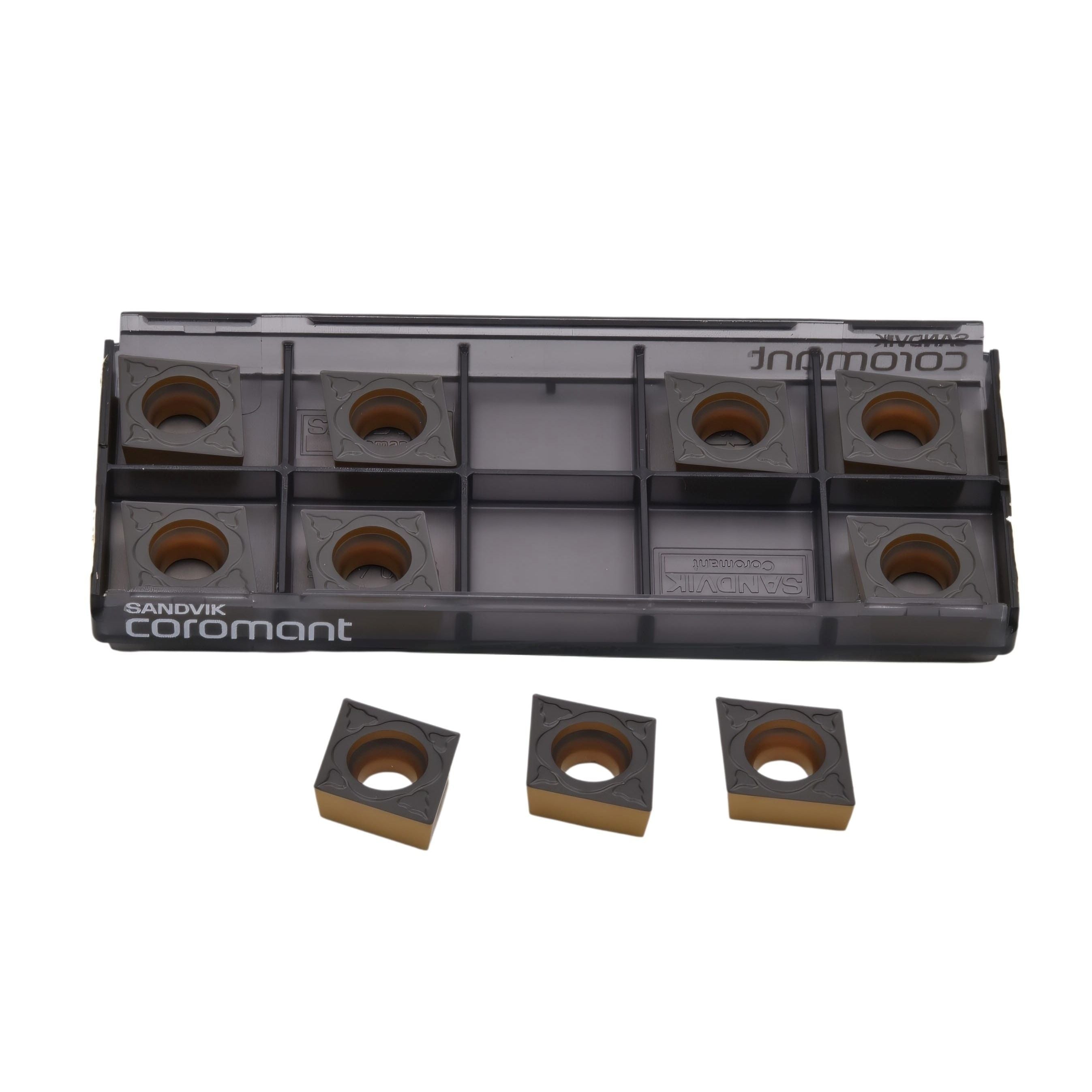 SANDVIK INSERT 10pc Sandvik Medium Chipbreaker - Steel / Cast Iron Grade Insert - CCMT 12 04 04-PM 4425