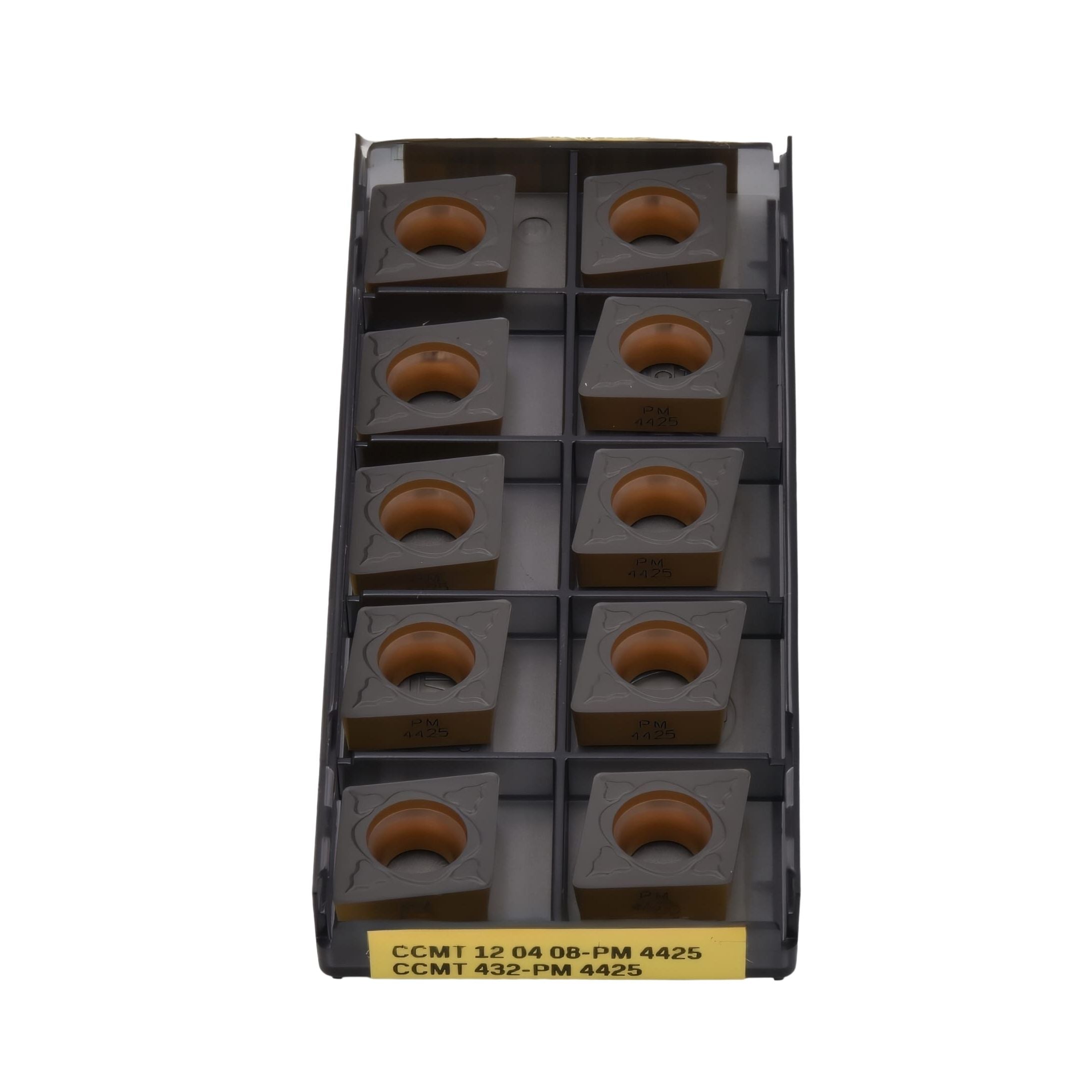 SANDVIK INSERT 10pc Sandvik Medium Chipbreaker - Steel / Cast Iron Grade Insert - CCMT 12 04 08-PM 4425