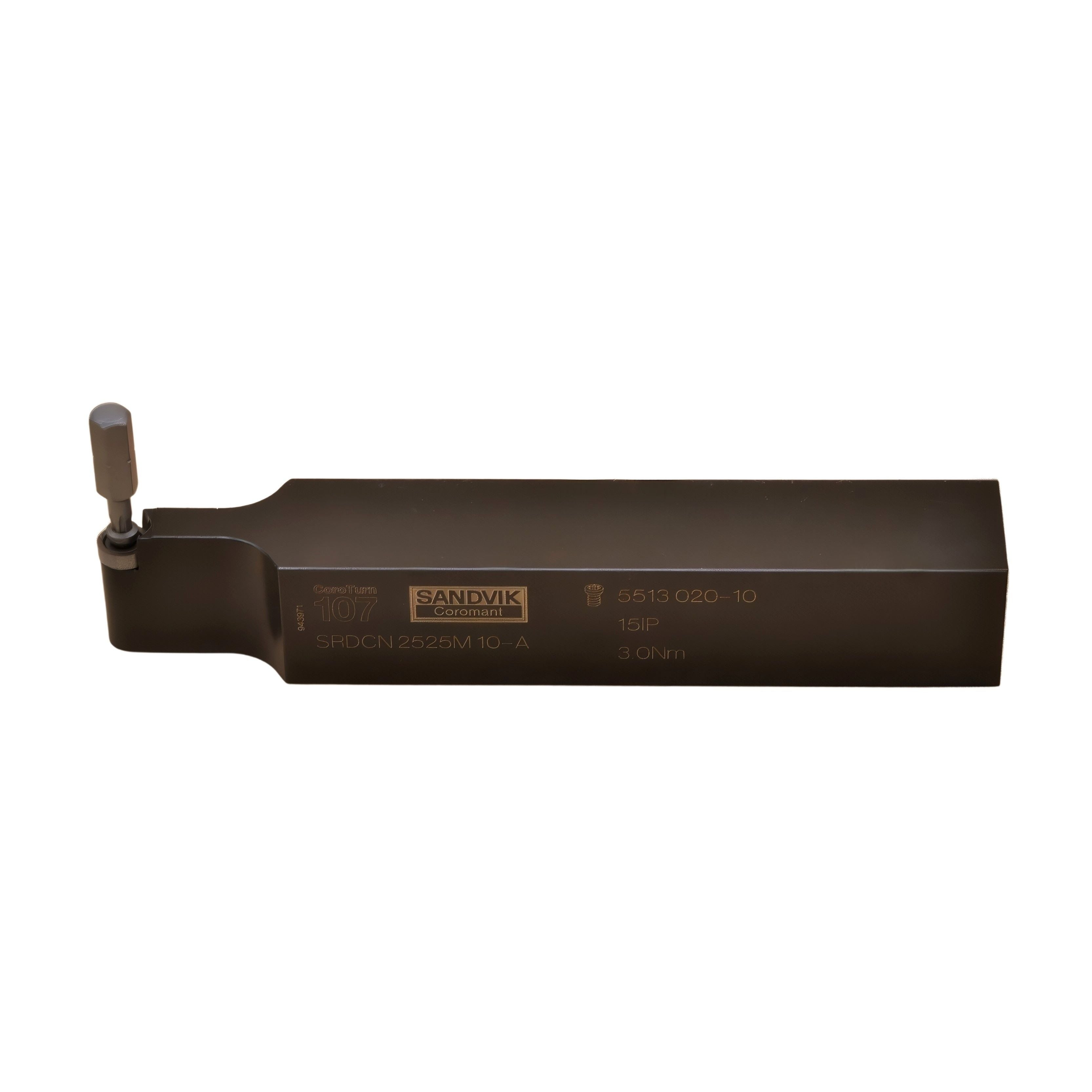 SANDVIK Manufacturing Sandvik SRDCN2525M10-A External Toolholder 25mm Square, To Suit RCMT10T3M0 Inserts