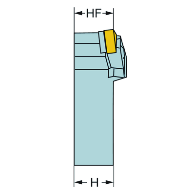SANDVIK TOOL HOLDERS Sandvik Coromant MWLNR 2020K 08 External Turning Toolholder – 20×20mm Shank