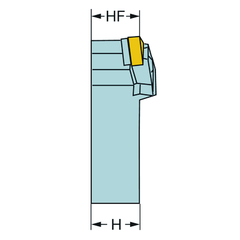 SANDVIK TOOL HOLDERS Sandvik Coromant MWLNR 2020K 08 External Turning Toolholder – 20×20mm Shank