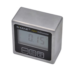 SHAHE MEASURING EQUIPMENT Metal Digital Spirit Level Angle Gauge with Magnetic Base LCD Display