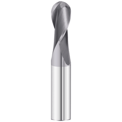 SHORT SERIES BALL NOSE SLOT DRILL - Best Carbide 3/16" (2 Flute, TiAIN Coated) - Twin Eagle Imports