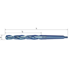 Somta 7/8" HSS Morse Taper Shank Drill MT2 DIN 345 - Twin Eagle Imports