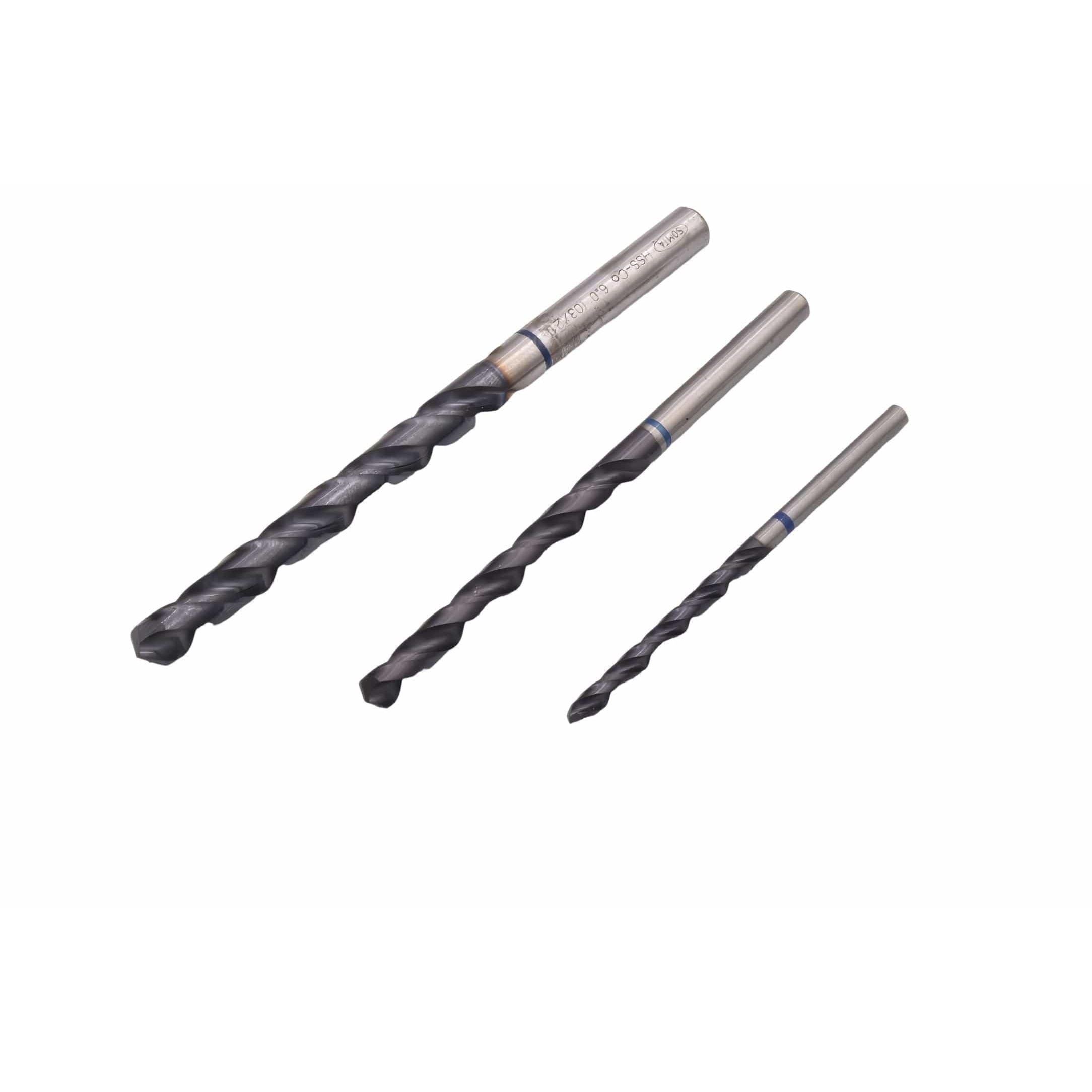 SOMTA DRILLS Somta HSS-Co Blue Band Jobber Drill Set 1.0–13.0mm x 0.5mm Increments – 25 Piece Metal Case Set