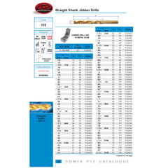 SOMTA DRILLS Somta Series 112 – Cobalt Jobber Drill 9.5mm