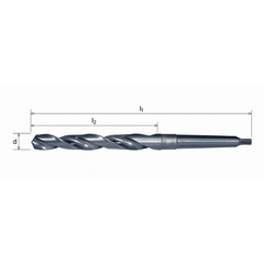 SOMTA DRILLS Somta Series 204 – 40.5mm HSS Morse Taper Shank Drill MT4 DIN 345