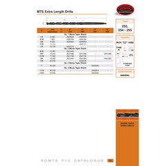 SOMTA DRILLS Somta Series 255 – 3/4" MT2 Extra Length Drill