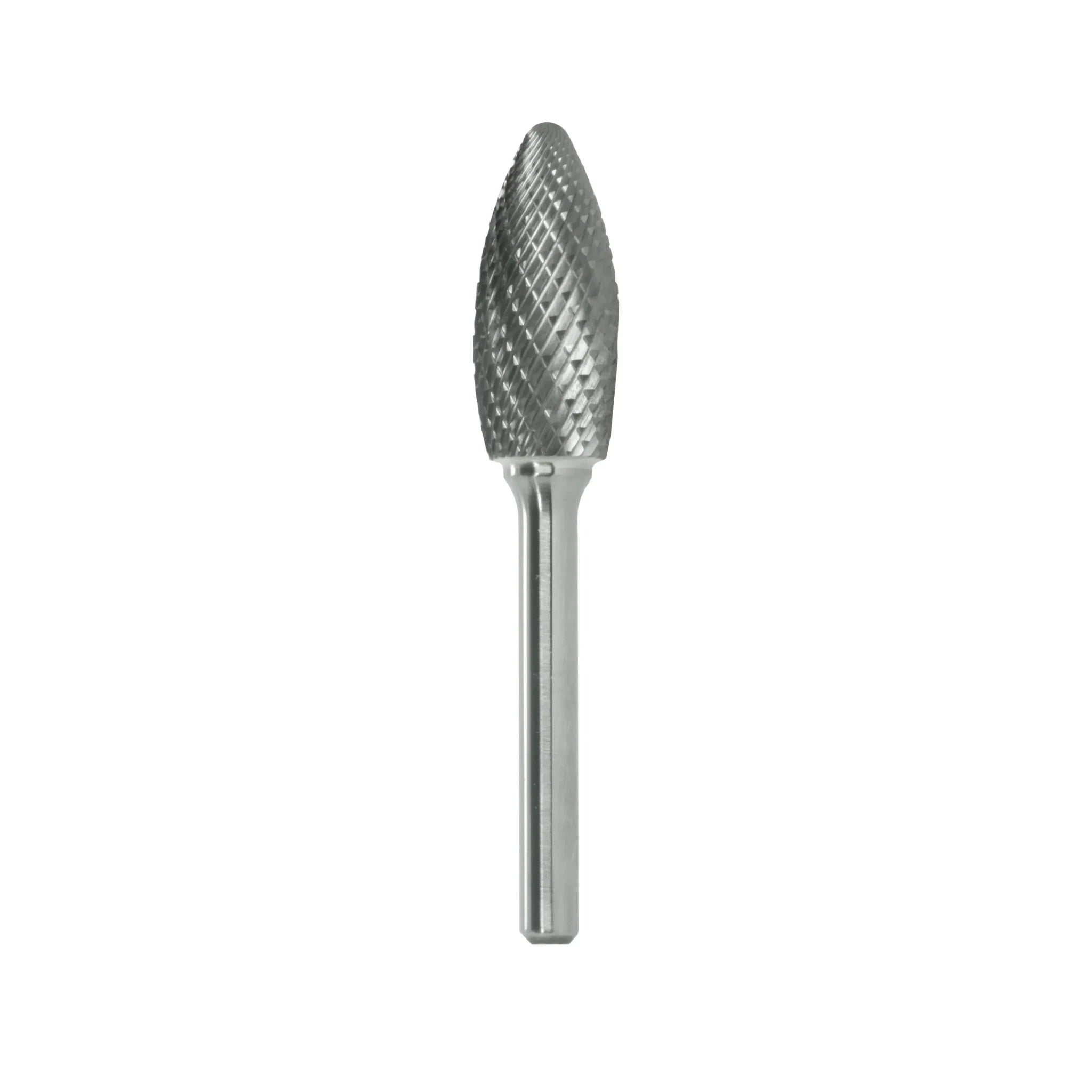 Somta Series 08C – 10mm Double Cut Carbide Burr (Flame Shape) - Twin Eagle Imports