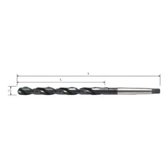 Somta Series 242 - HSS No.1 Morse Taper Shank 200mm x 315mm Extra Length Drills 10.5mm - Twin Eagle Imports