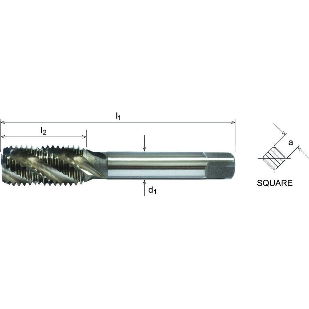 Somta Series 528 - HSSE-V Spiral Flute Tap BSW 3/16" (Standard) - Twin Eagle Imports