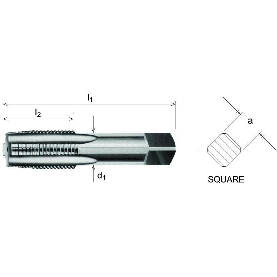 SOMTA - Series 907 Carbon Steel BSPF Tap 2" Taper (Parallel Form) - Twin Eagle Imports