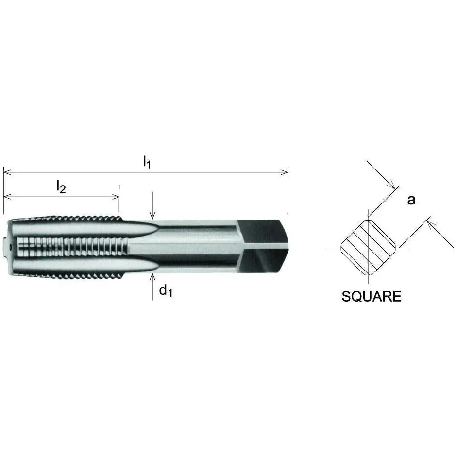 Somta Series 907 – Carbon Steel Straight Flute Parallel Pipe Tap Sets 1-1/2" - Twin Eagle Imports