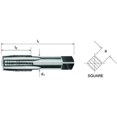 SOMTA Taps & Dies SOMTA - Series 907 Carbon Steel BSPF Tap 1" Taper (Parallel Form)