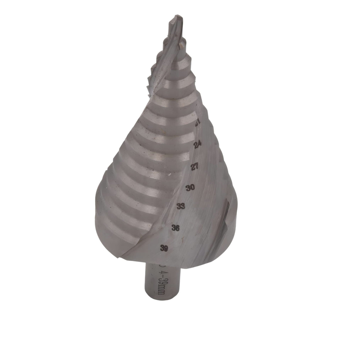 Spiral Flute Step Drill Bit 4–39mm x 3mm Increment - Twin Eagle Imports