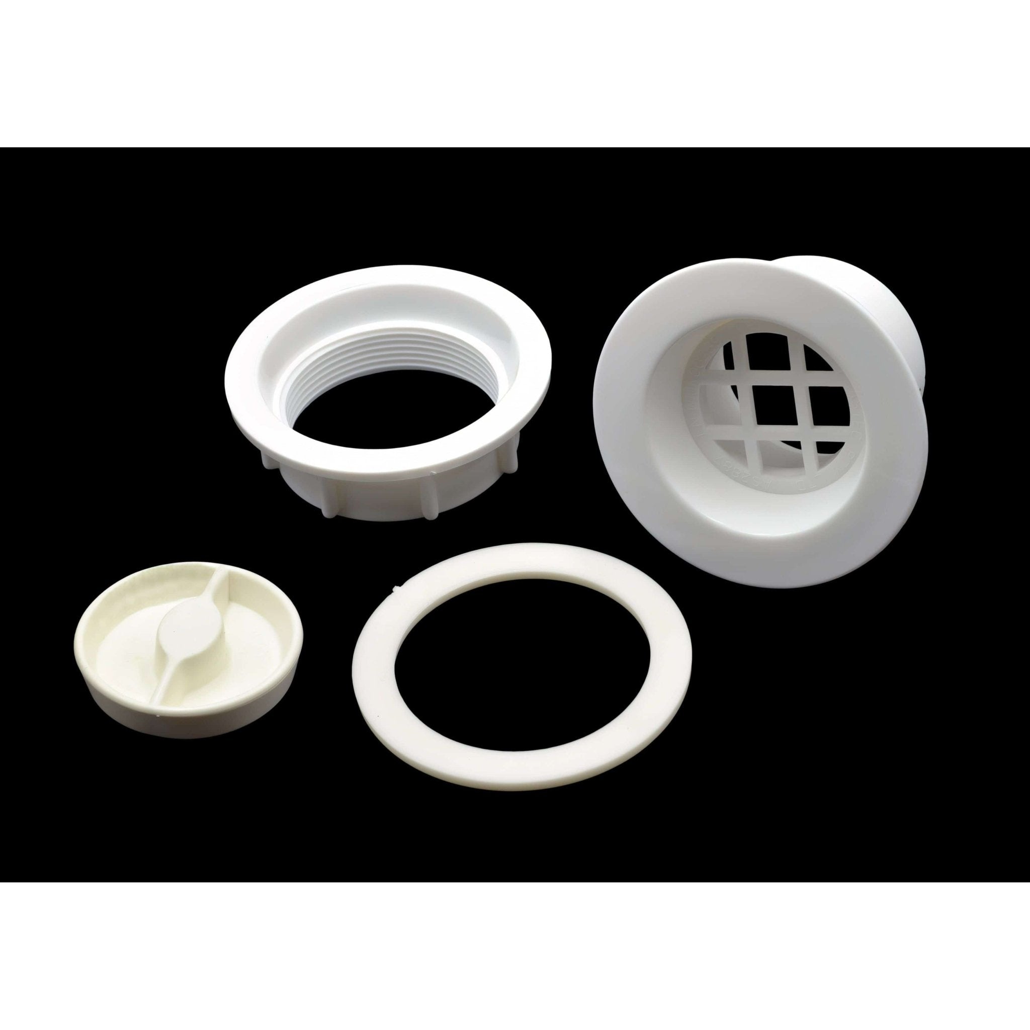 Standard 50mm White Plastic Body Plug and Waste Unit - Twin Eagle Imports