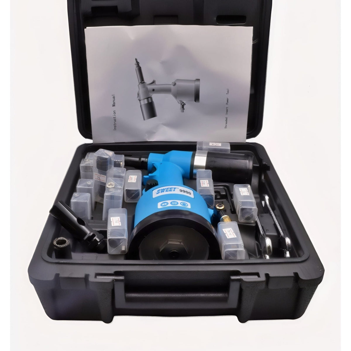 Sweet 9900 Pneumatic Rivet Gun Kit Air Hydraulic Blind Riveter Set - Twin Eagle Imports
