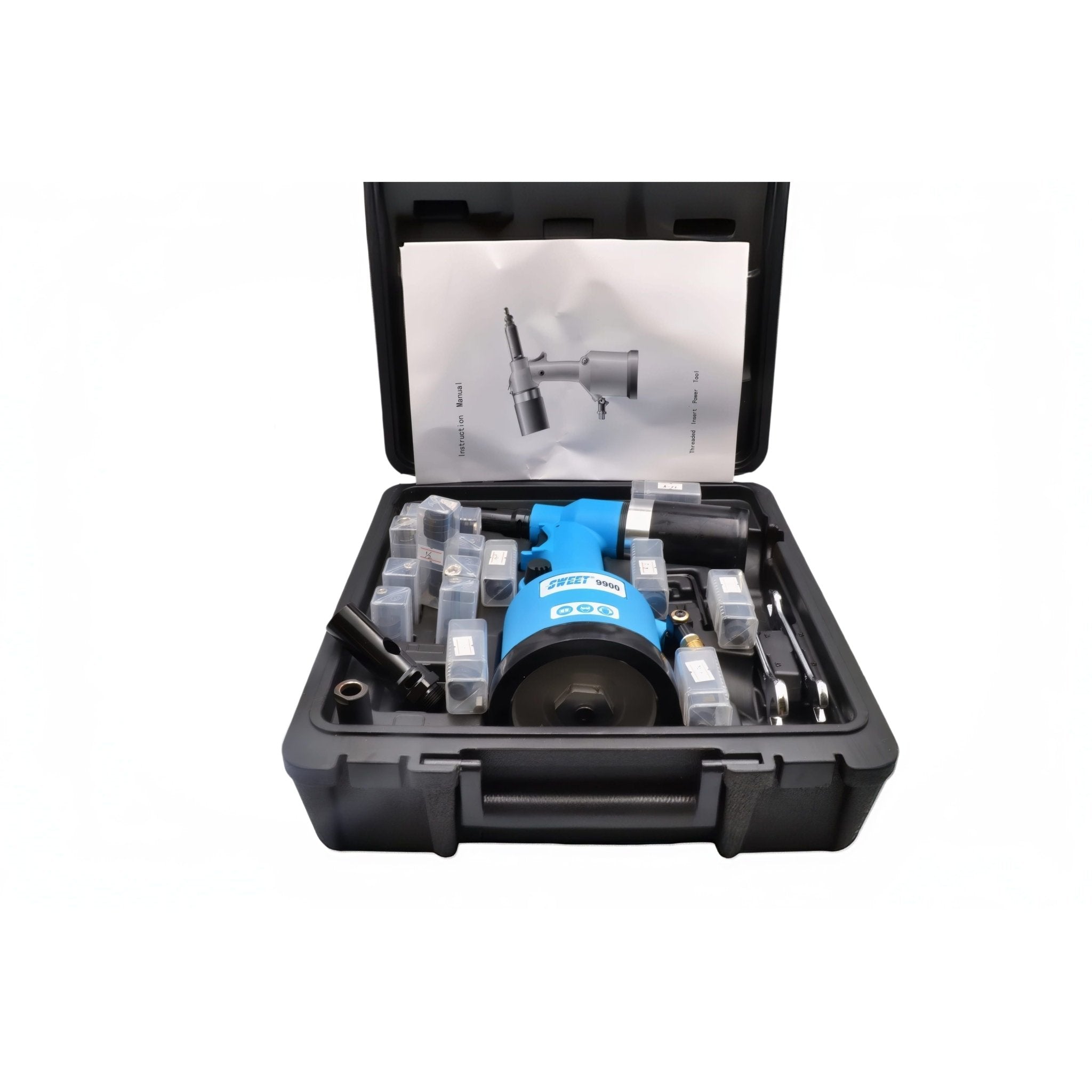 Sweet 9900 Pneumatic Rivet Gun Kit Air Hydraulic Blind Riveter Set - Twin Eagle Imports