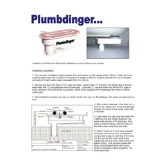 Tacron Industries Drain Waste Original Plumbdinger - Adjustable Plumbing Fitting for Misalignment Solutions