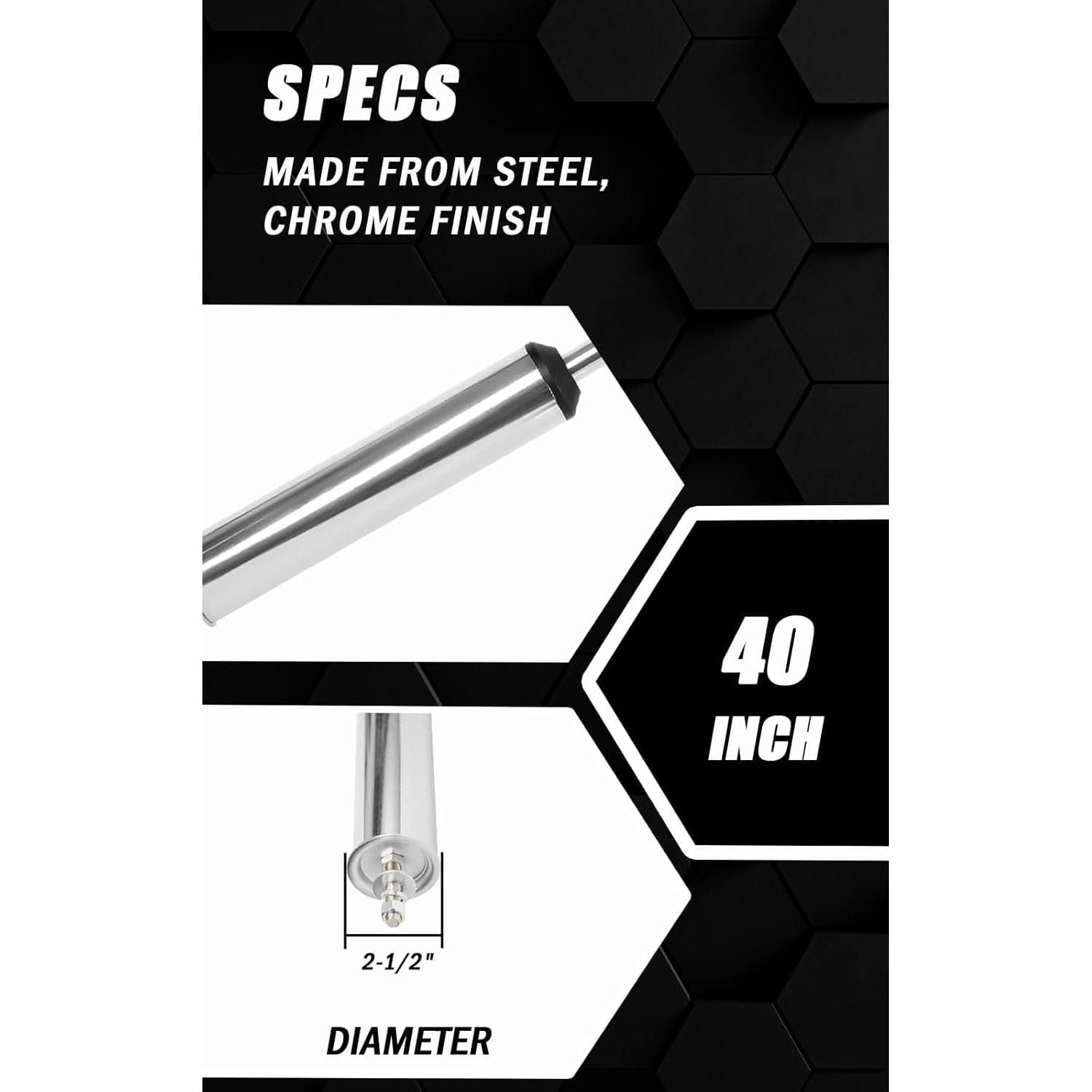 TEI Truck Electrical 40" Chromed Steel Construction 3 in 1 Truck Pogo Stick