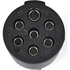 TEI Truck Electrical Heavy-Duty 7-Pin Round Trailer Plug & Socket Set