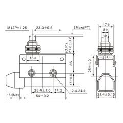 Tianyi Switch AZ-7310 Push Type, Side Mounting Limit Switch
