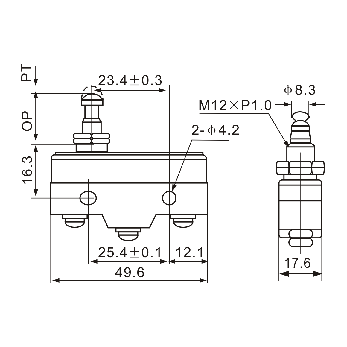 Tianyi Switch Z-15GQ-B Snap-Action Micro Limit Switch