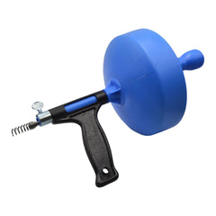 Twin Eagle Imports Drain Rod Hand Driven 7.6m Cannister Drum Drain Cleaner Auger for Sinks and Drains