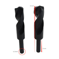 Twin Eagle Imports Drill Bits HSS Imperial Drill Bit Set – 5 Piece (9/16"–1") – Right Hand, 1/2" Reduced Shank