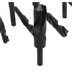 Twin Eagle Imports Drill Bits HSS Imperial Drill Bit Set – 8 Piece (9/16"–1") – Right Hand, 1/2" Reduced Shank