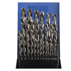 Twin Eagle Imports Drill Bits Left Hand Cobalt Drill Bit Set – 29 Piece (1/16"–1/2") – 135° Split Point