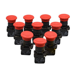 Twin Eagle Imports E Stops Emergency E Stop Panel Mount x 10 piece Switch Electrical 12V 24V  TB5-AS545 Schneider