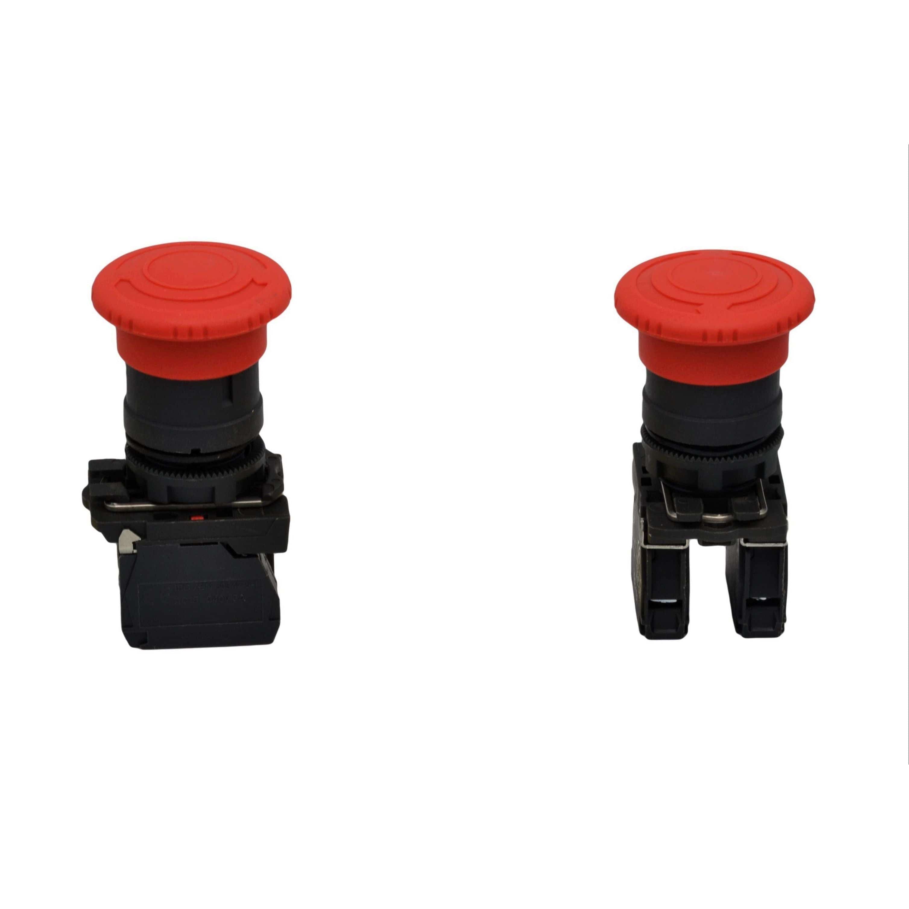 Twin Eagle Imports E Stops Mushroom head pushbutton turns to release NC NO Switch Electrical 12V 24V  TB5-AS545