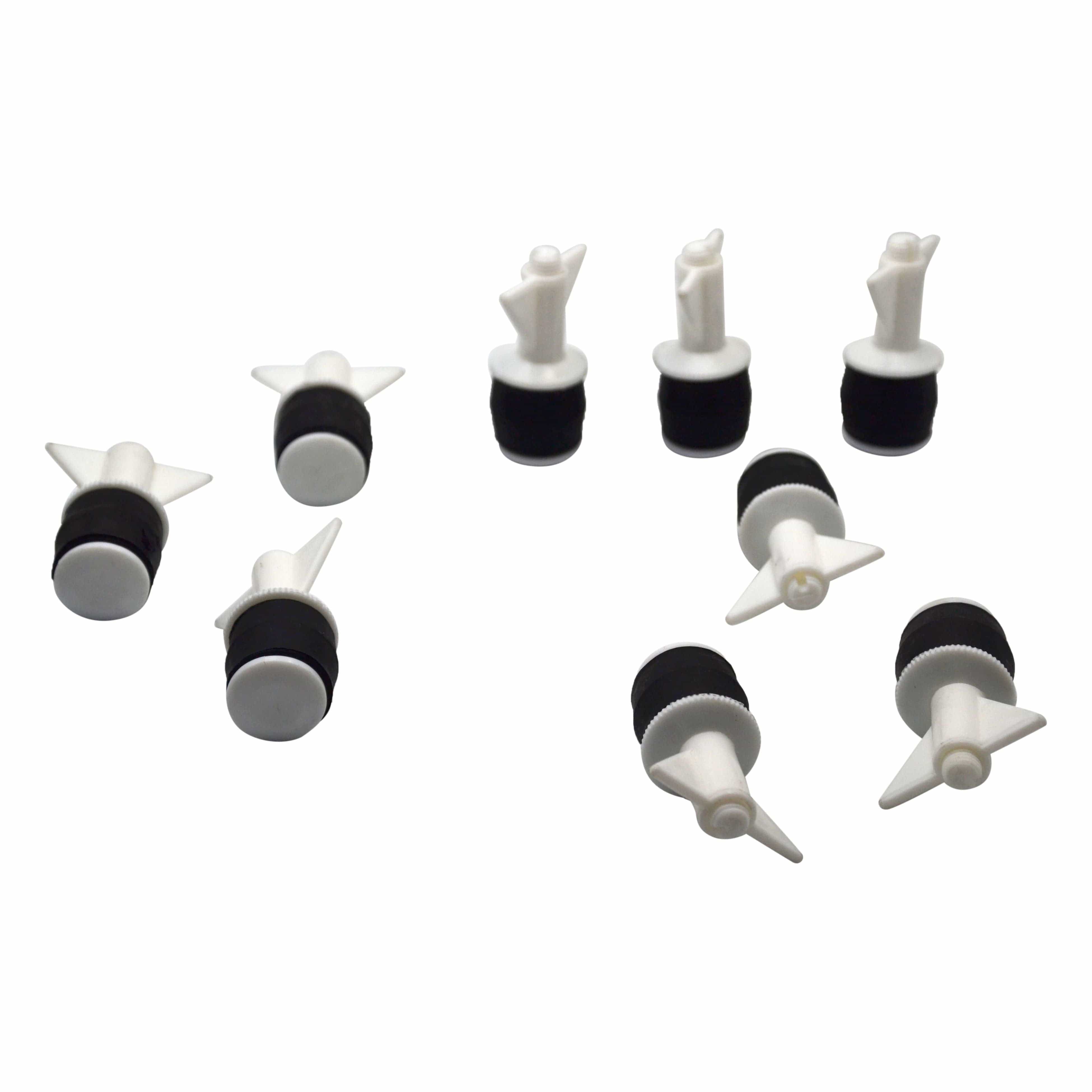 Twin Eagle Imports Expanding Plumbing Plug 9x Nylon Mechanical Pipe Test Plug Bung No Bypass 21mm to 34mm