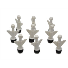 Twin Eagle Imports Expanding Plumbing Plug 9x Nylon Mechanical Pipe Test Plug Bung with 10mm Bypass 18mm to 26mm