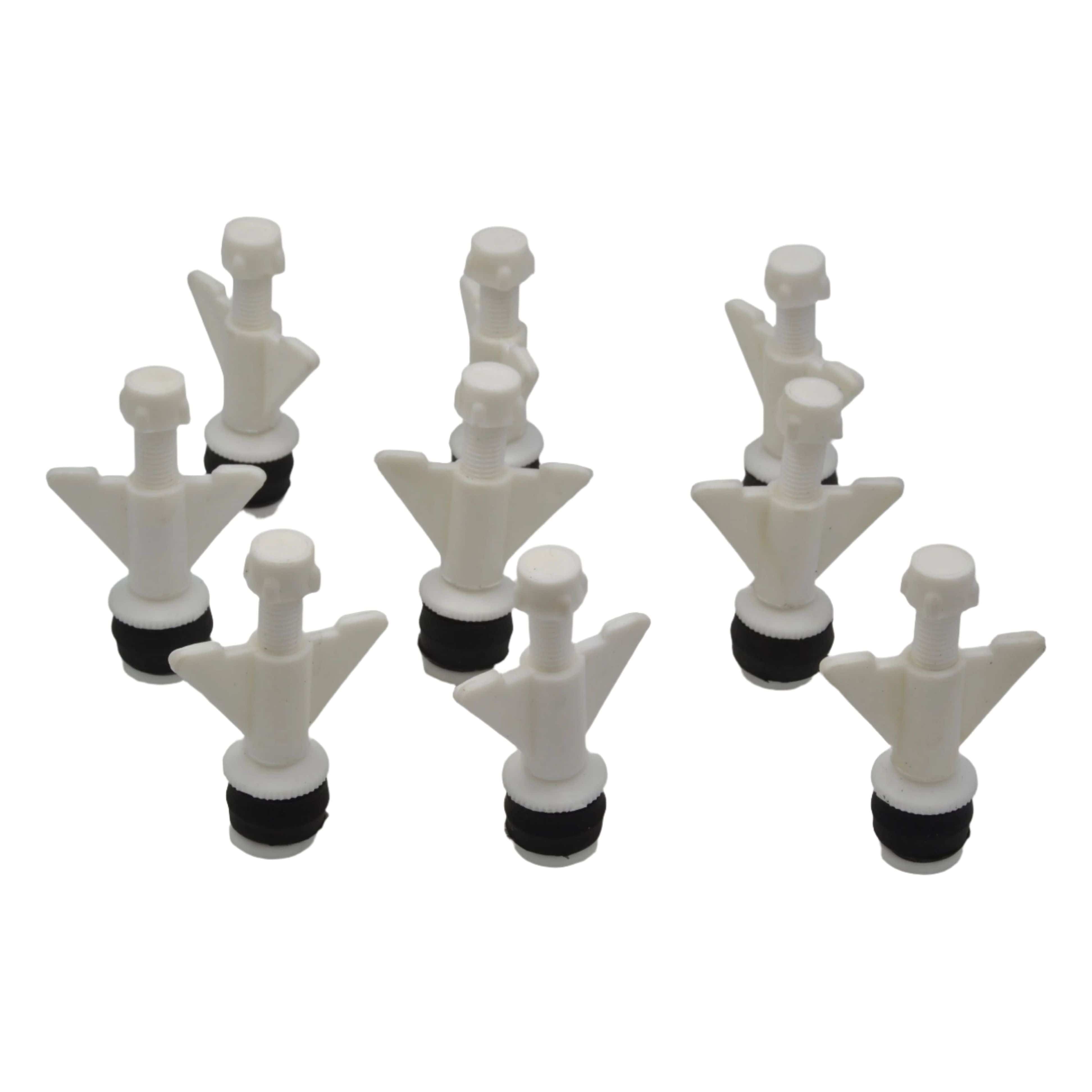 Twin Eagle Imports Expanding Plumbing Plug 9x Nylon Mechanical Pipe Test Plug Bung with 10mm Bypass 18mm to 26mm