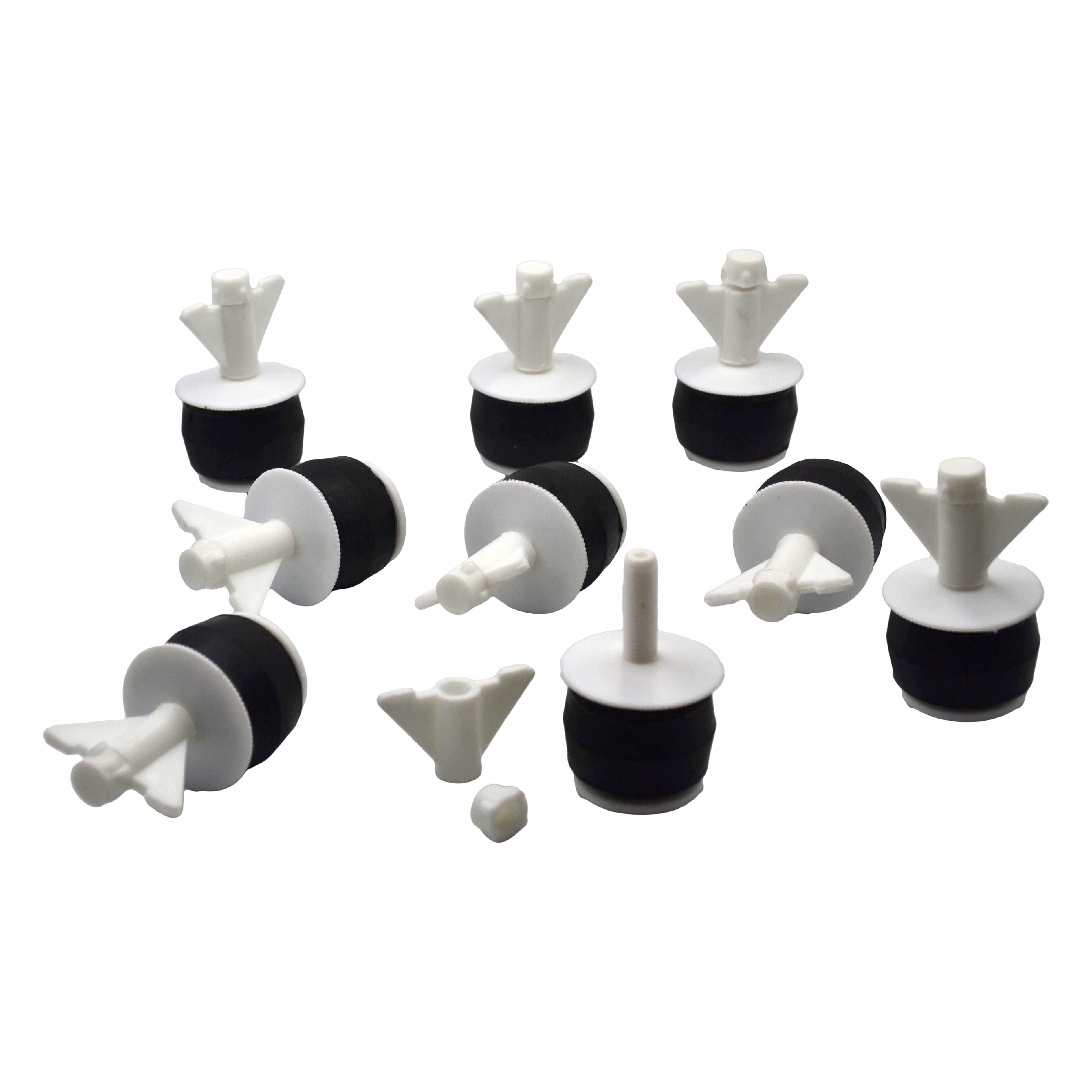Twin Eagle Imports Expanding Plumbing Plug 9x Nylon Mechanical Pipe Test Plug Bung with 10mm Bypass 36mm to 45mm