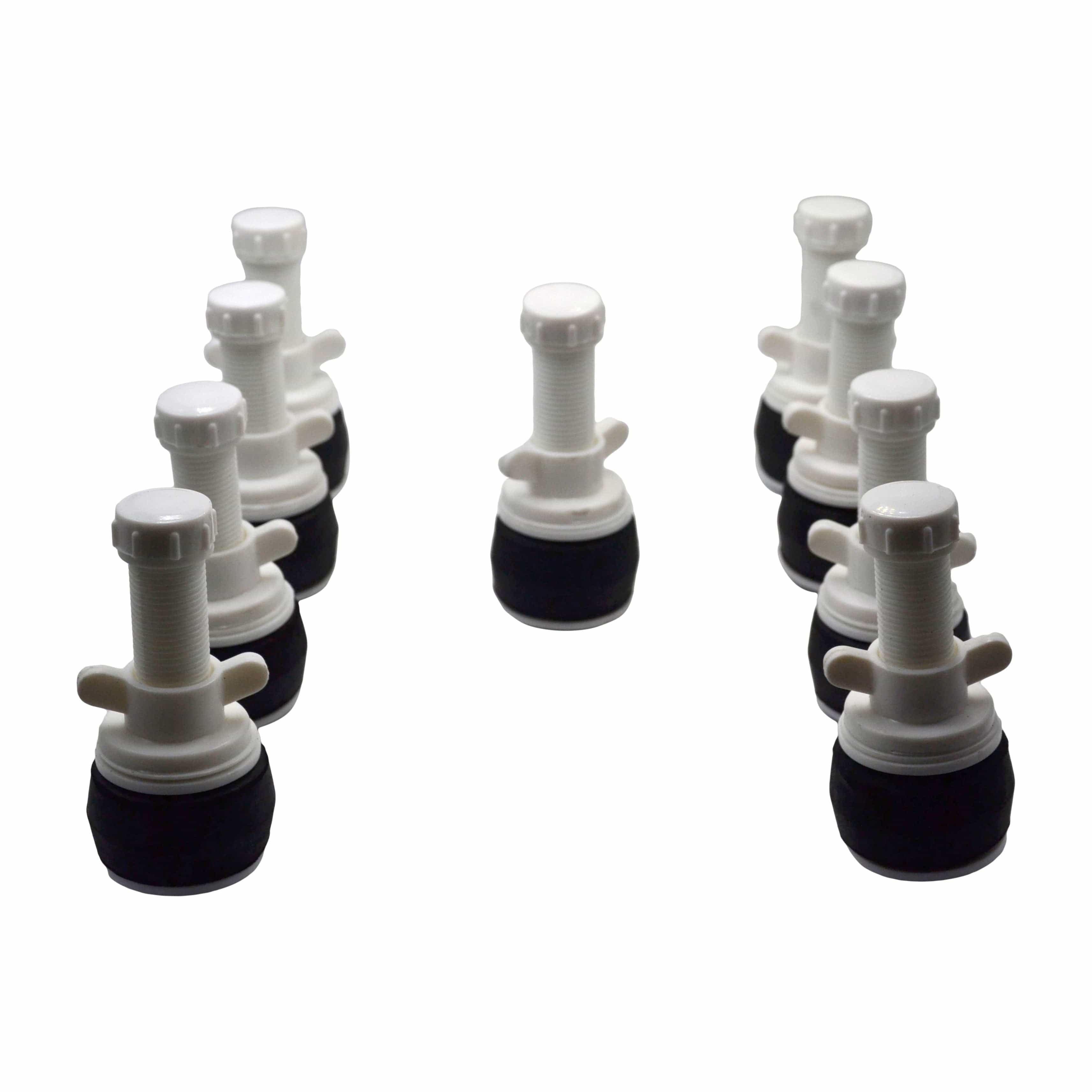 Twin Eagle Imports Expanding Plumbing Plug 9x Nylon Mechanical Pipe Test Plug Bung with 13mm Bypass 49mm to 54mm