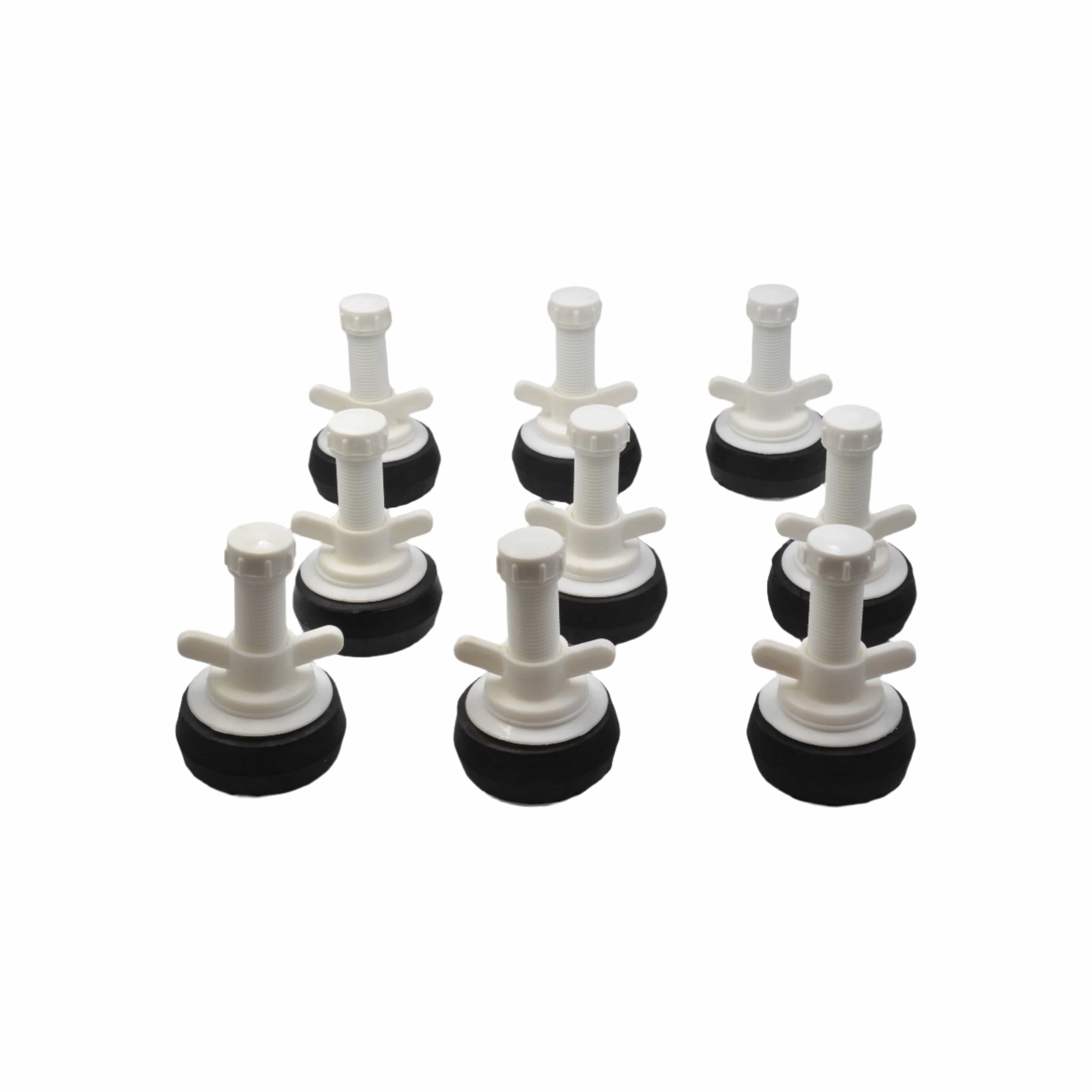 Twin Eagle Imports Expanding Plumbing Plug 9x Nylon Mechanical Pipe Test Plug Bung with 13mm Bypass 63mm to 76mm