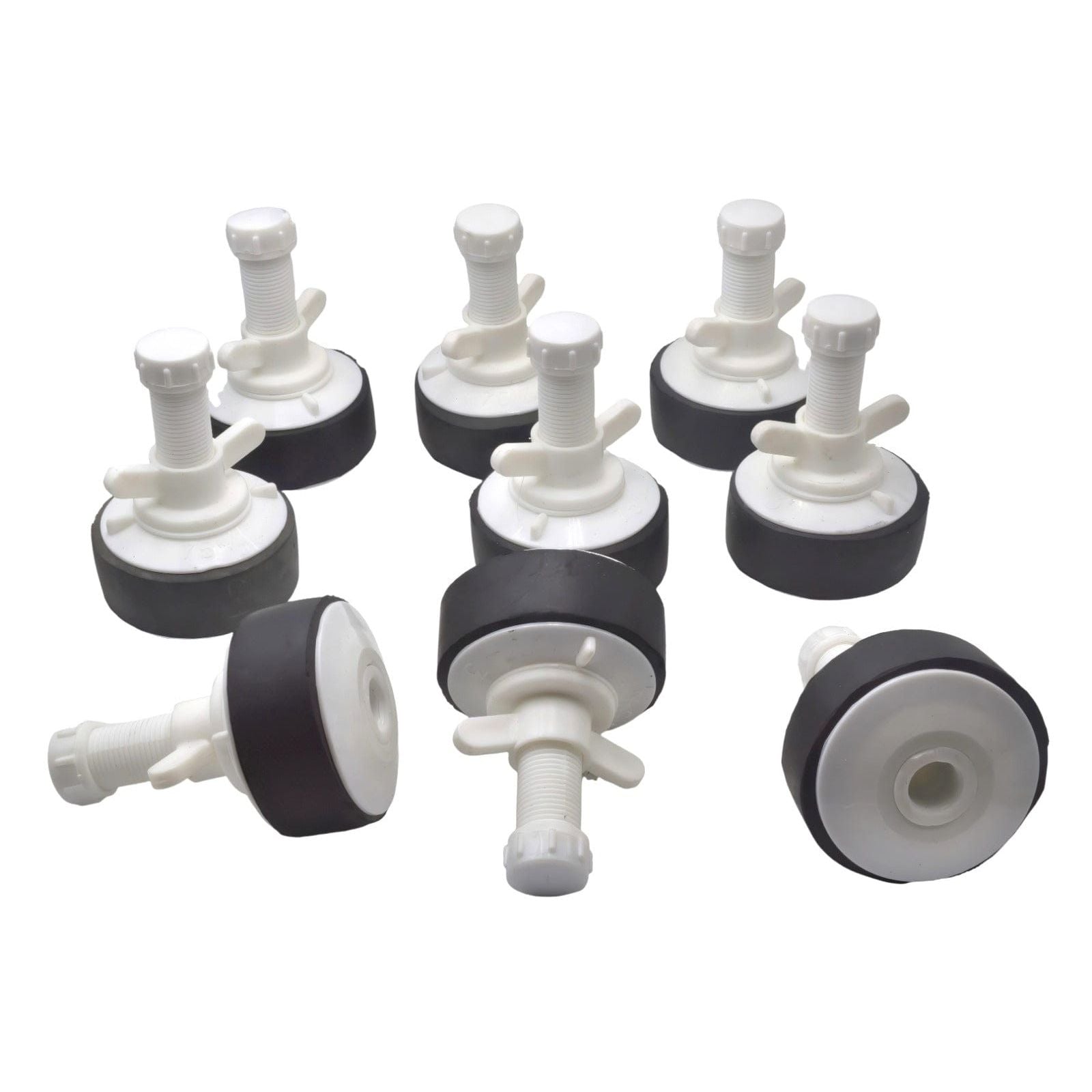 Twin Eagle Imports Expanding Plumbing Plug 9x Nylon Mechanical Pipe Test plug bung with 13mm bypass 73mm to 88mm