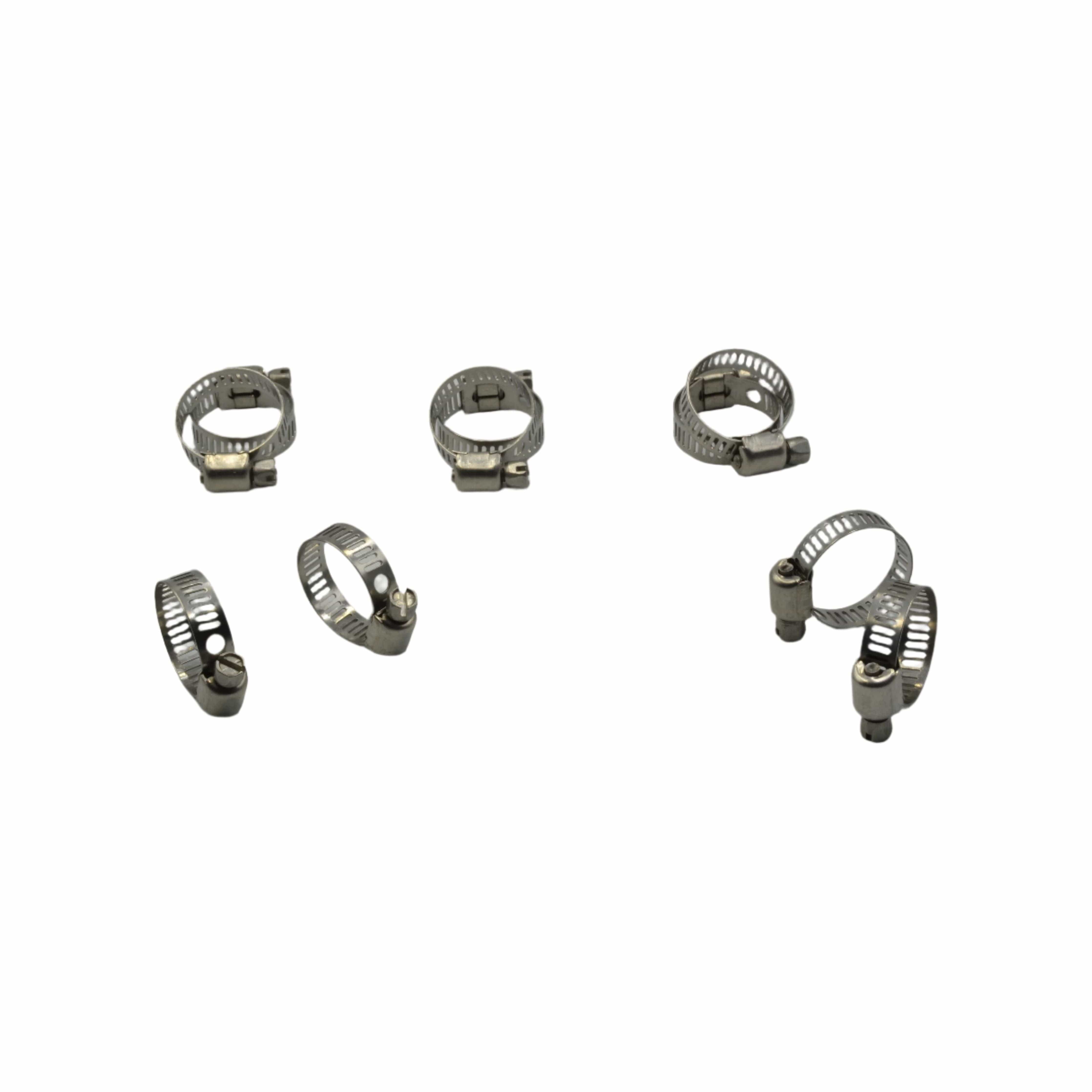 Twin Eagle Imports Grab Kits 10 Piece 304 Stainless Steel 12-23mm Worm Drive Hose Clamp