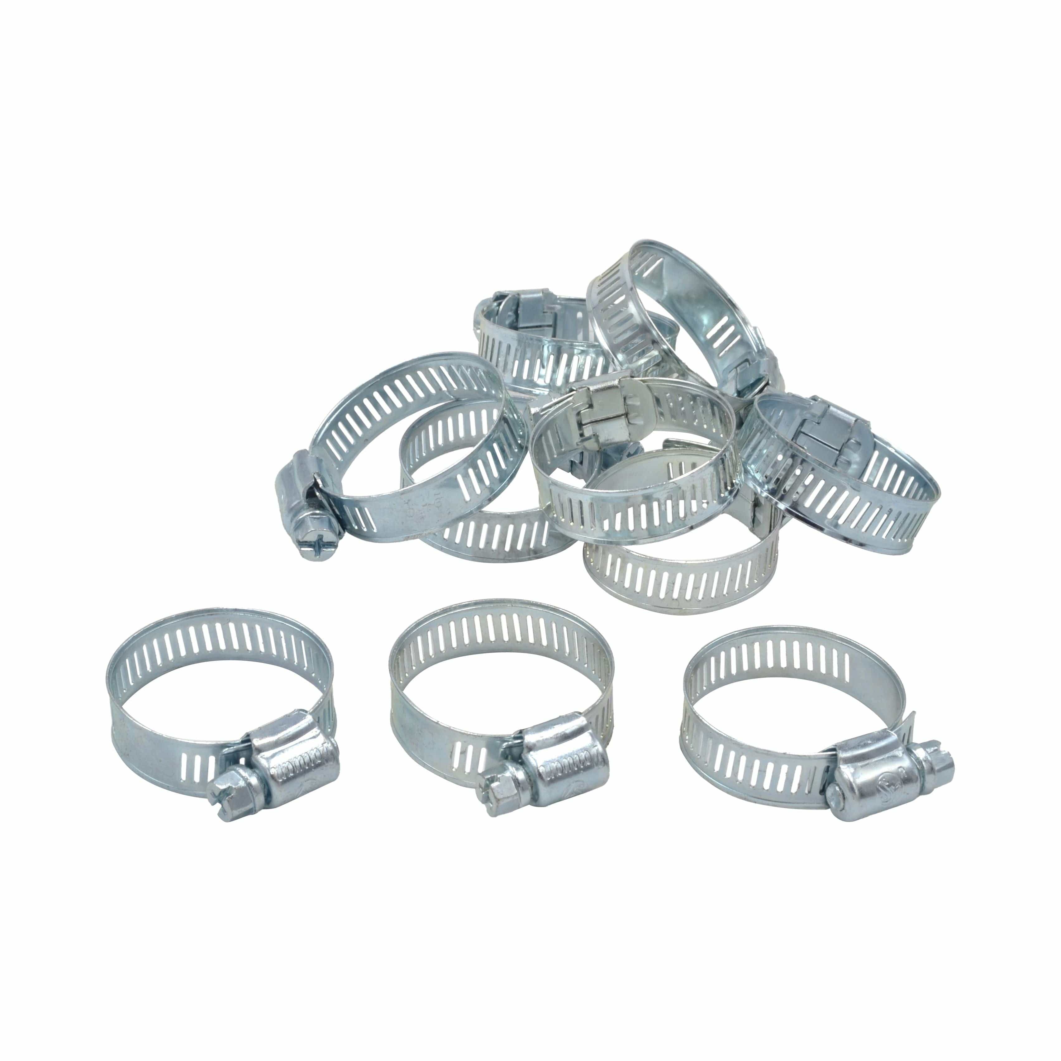 Twin Eagle Imports Grab Kits 10 Piece 304 Stainless Steel 19-38mm Worm Drive Hose Clamp