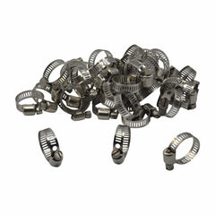 Twin Eagle Imports Grab Kits 50 Piece 304 Stainless Steel 12-23mm Worm Drive Hose Clamp