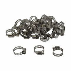 Twin Eagle Imports Grab Kits 50 Piece 304 Stainless Steel 12-23mm Worm Drive Hose Clamp